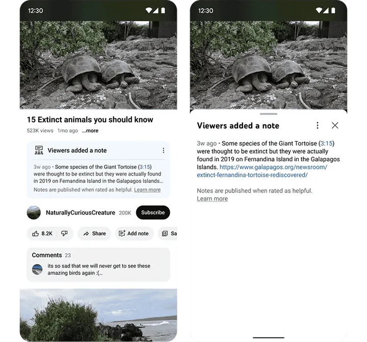 youtube write notes to videos 1