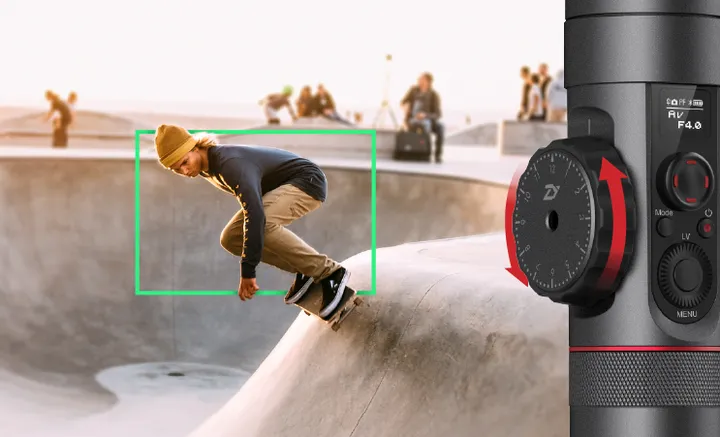 zhiyun crane 2 mirrorless gimbal follow focus cropped