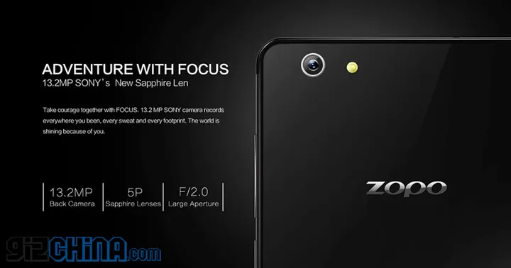 zopo focus zp720 camera