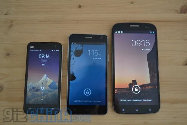 zopo zp990 vs xiaomi mi2 vs neo n003