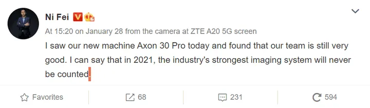 zte axon 30 pro