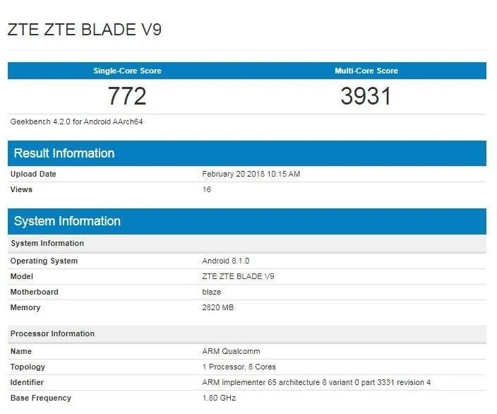 zte blade v9