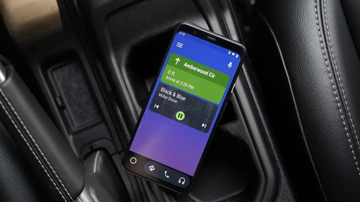 android auto for phone screens