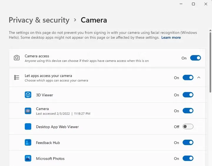 camera settings 1