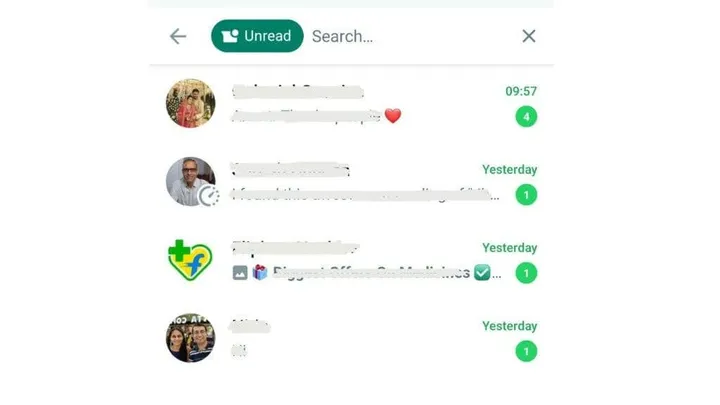whatsapp unread