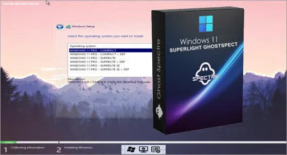windows 11 pro 21h2 superlight ghostspectre