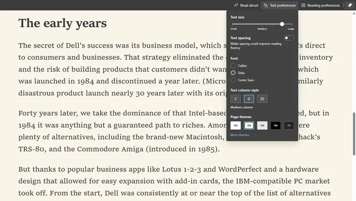 Microsoft Edge features