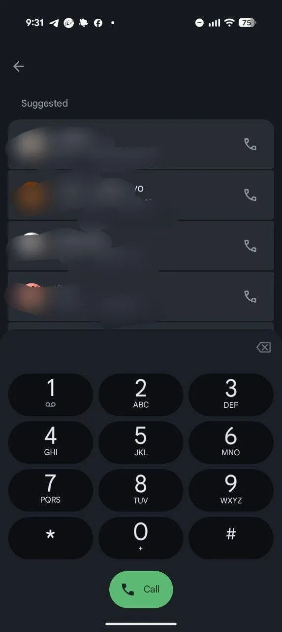 Xiaomi HyperOS 3 Dialer