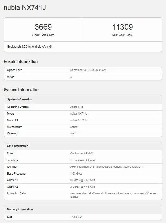 Nubia-Z80-Ultra-Geekbench