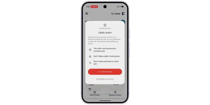 Android anti-fraud feature