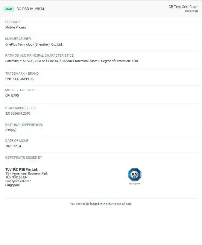 OnePlus-Nord-6-spotted-on-TUV