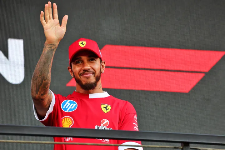 Hamilton made the huge move to Ferrari at the beginning of the 2025 season