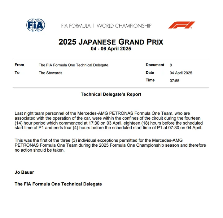 Mercedes doorbreekt avondklok in Japan