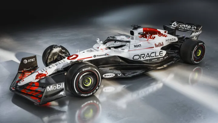 Red Bull RB21 white livery Japan GP