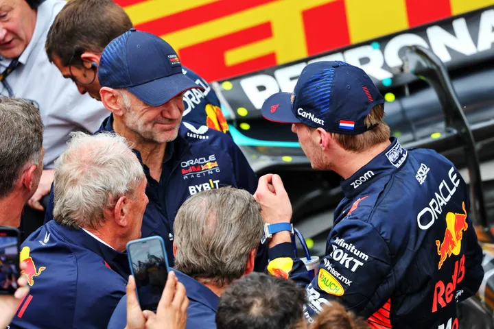 Newey celebrated many successes with Verstappen at Red Bull