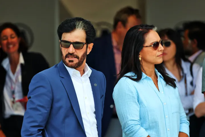Mohammed Ben Sulayem, current FIA president, at the Miami Grand Prix