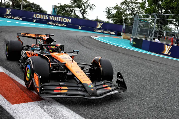Formule 1 2025, Race 6, Grand Prix van Miami, Miami International Autodrome, Miami, VS, Zondag 4 mei 2025 - Oscar Piastri (AUS) McLaren MCL39.