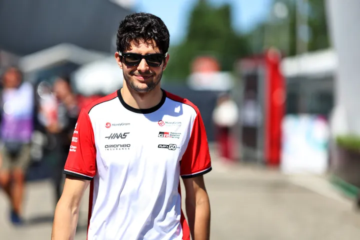 Esteban Ocon tijdens het afgelopen raceweekend in Imola.