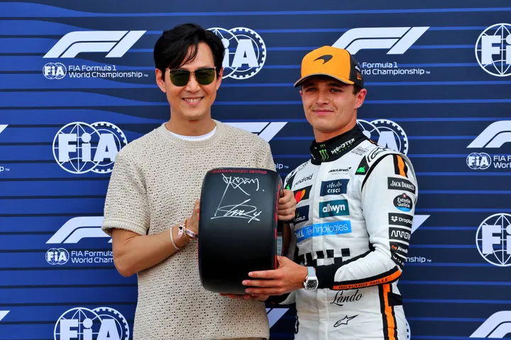 Lando Norris pakte in Monaco zijn tweede pole position van dit seizoen.