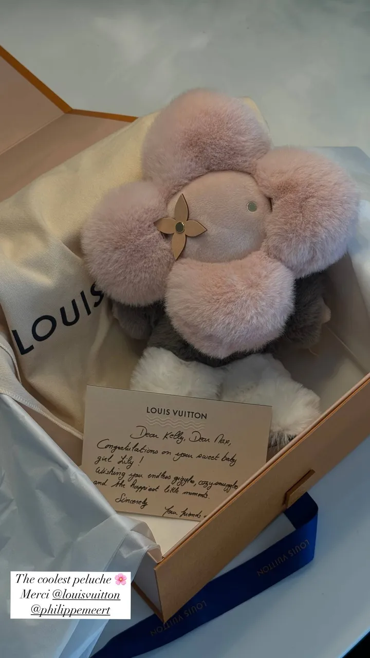 Gift from Louis Vuitton for baby Lily