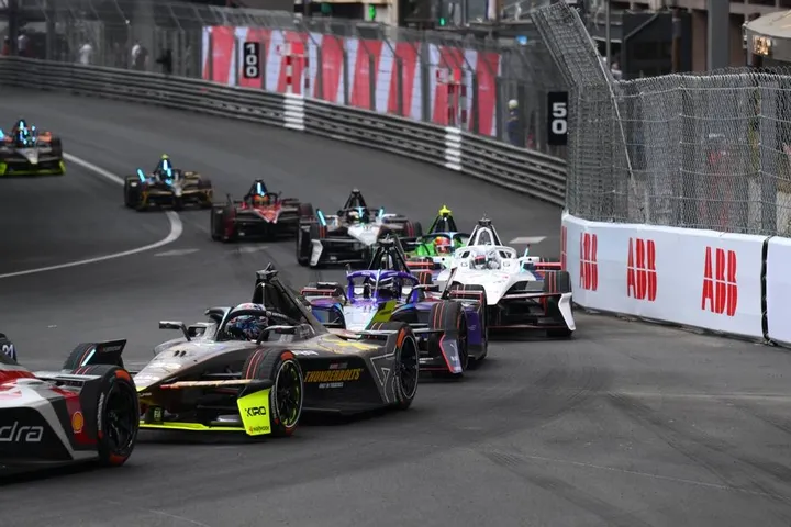 Ticktum pictured at the Monaco ePrix