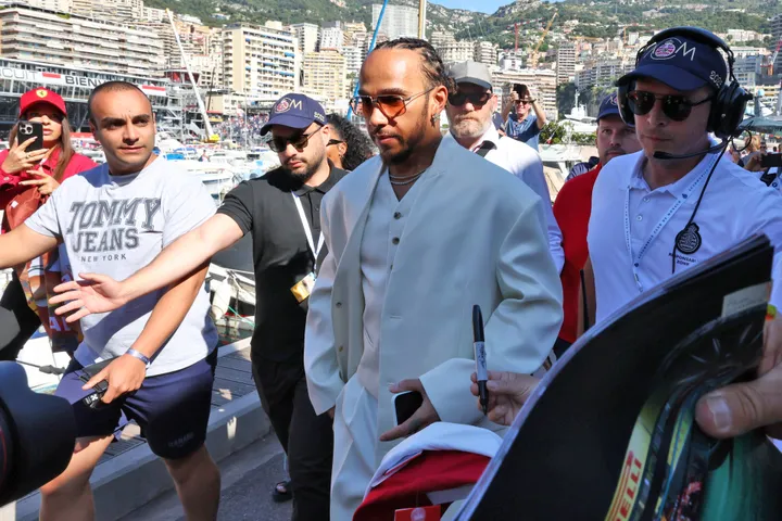 Formula 1 World Championship 2025, Round 8, Monaco Grand Prix, Circuit de Monaco, Monte Carlo, Monaco, Sunday 25 May 2025 - Lewis Hamilton (GBR) Ferrari.