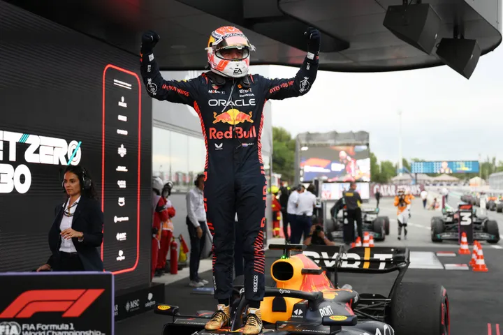 Max Verstappen in Barcelona