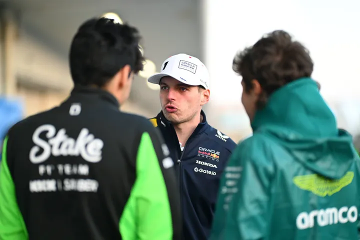 Max Verstappen and Gabriel Bortoleto
