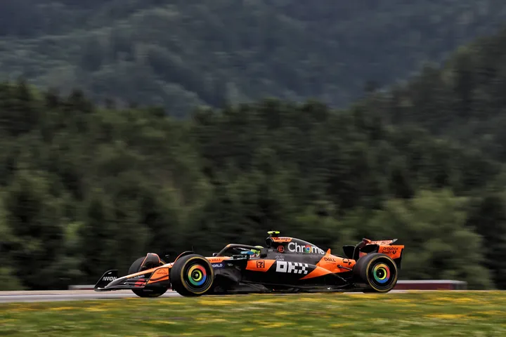 Lando Norris in Oostenrijk