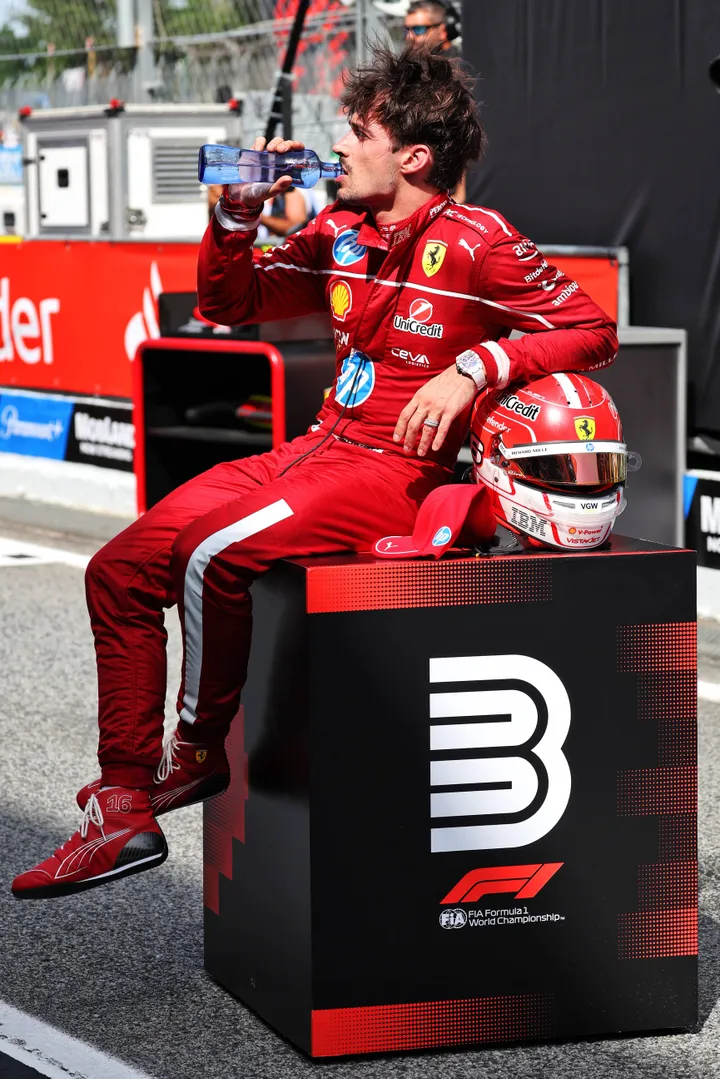 leclerc in barcelona parc ferme
