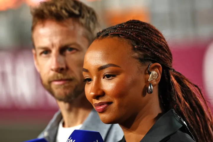 Naomi Schiff als analist bij Sky Sports