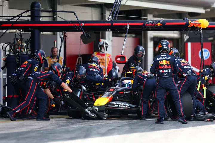 Max Verstappen tijdens de Grand Prix van Spanje