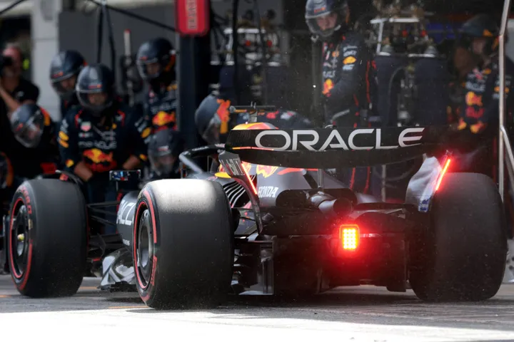 Max Verstappen tijdens de Grand Prix van Spanje