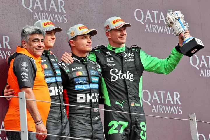 nico hulkenberg silverstone podium