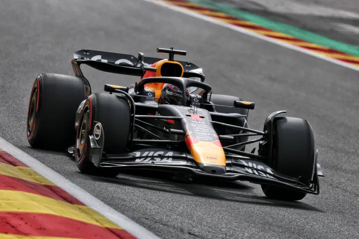 Max Verstappen während des Qualifyings zum Belgien GP