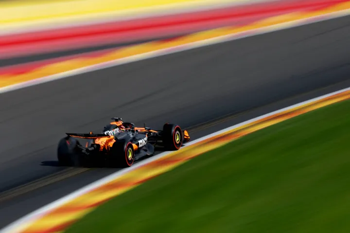 Oscar Piastri in Spa-Francorchamps