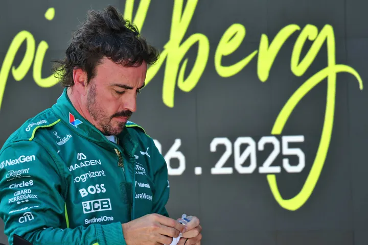 Fernando Alonso at Silverstone
