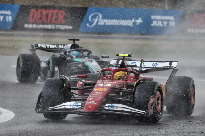 Formula 1 World Championship 2025, Round 12, British Grand Prix, Silverstone, Silverstone, England, Sunday 6 July 2025   Lewis Hamilton (GBR) Ferrari SF 25.