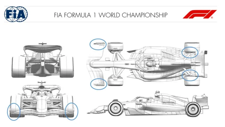 De updates van Mercedes uitgetekend
