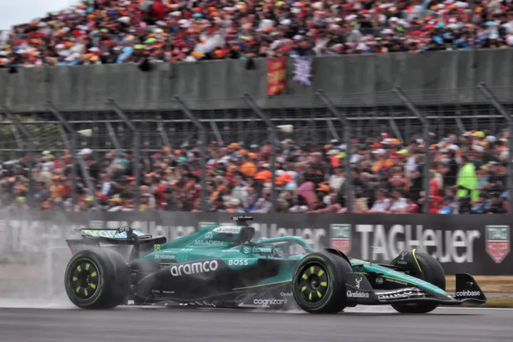 Lance Stroll drove to a P7 finish at Silverstone