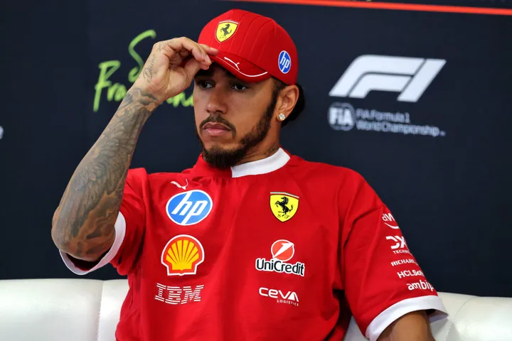 Lewis Hamilton at Spa