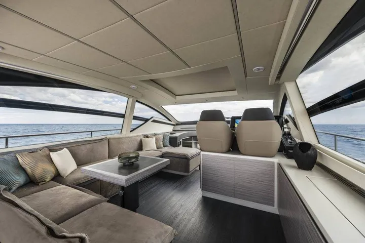 Pershing yacht Russell interior
