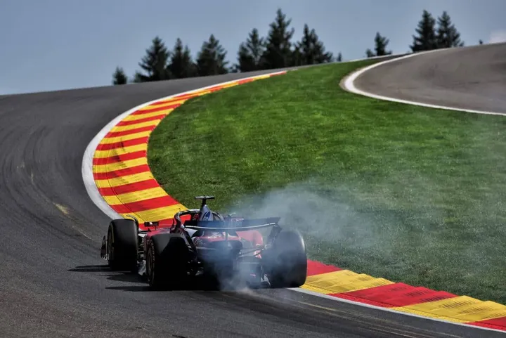 Charles Leclerc at Spa