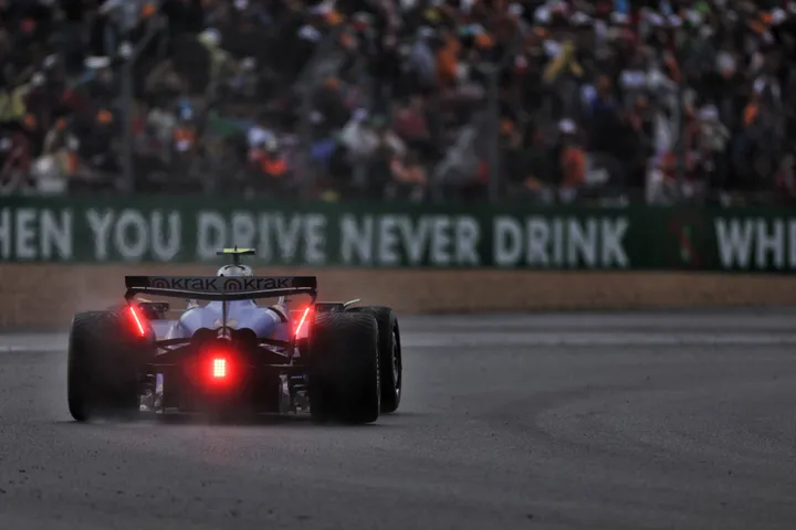 Sainz in Silverstone
