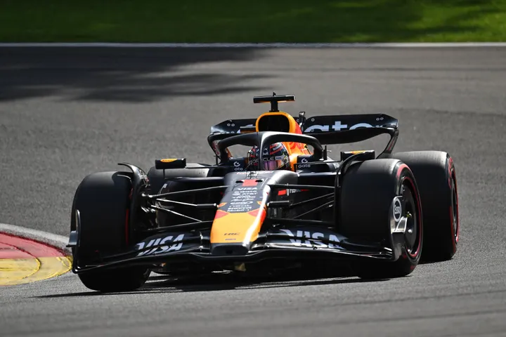 Verstappen during Saturday qualifying&nbsp;