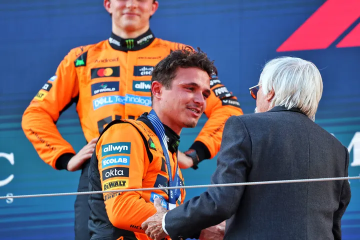 Ecclestone believes Piastri has the mental edge on Norris&nbsp;