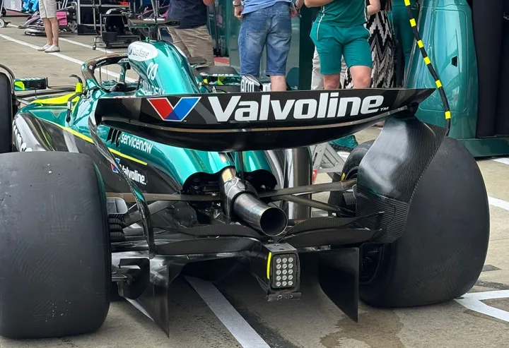 De achtervleugel gekozen voor de Grand Prix van België