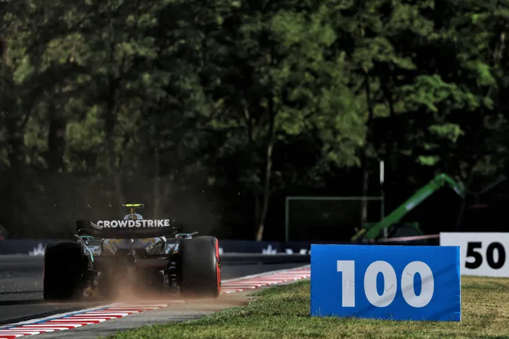 Andrea Kimi Antonelli eindigde FP2 in Hongarije op P10