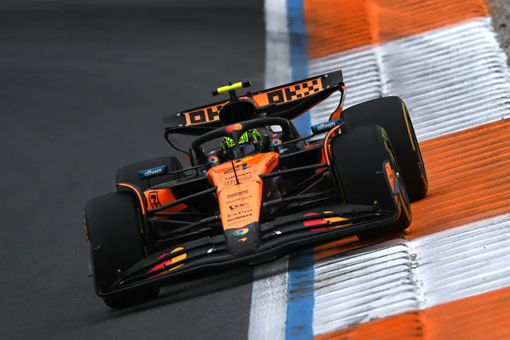 Lando Norris während FP2 beim Großen Preis der Niederlande