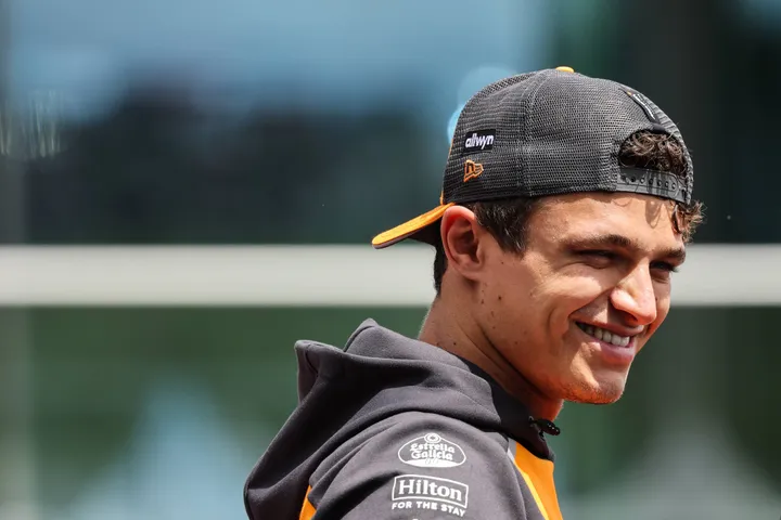 lando norris in hungary